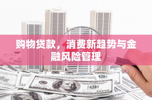 台前购物贷款，消费新趋势与金融风险管理