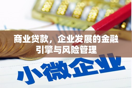 台前商业贷款，企业发展的金融引擎与风险管理