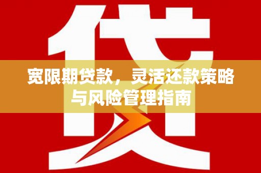 台前宽限期贷款，灵活还款策略与风险管理指南