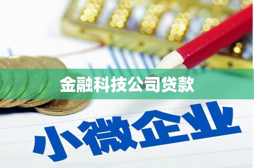 台前金融科技公司贷款