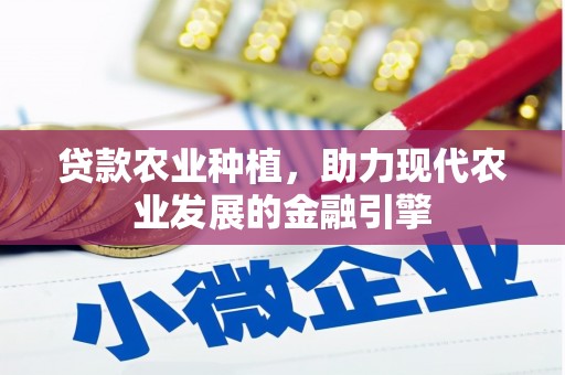 台前贷款农业种植，助力现代农业发展的金融引擎