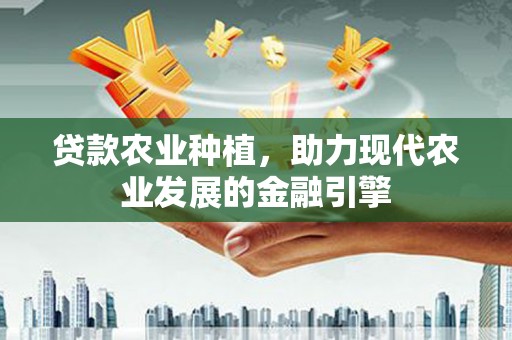 台前贷款农业种植，助力现代农业发展的金融引擎