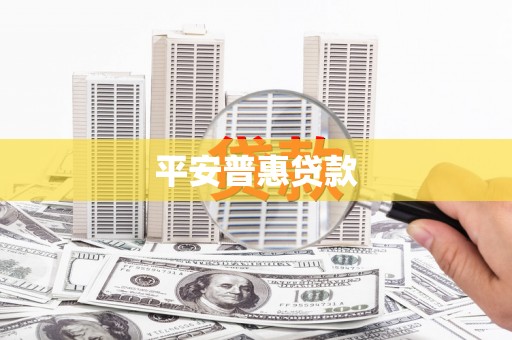 台前平安普惠贷款