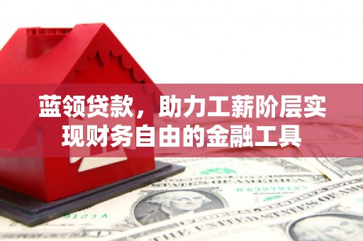 台前蓝领贷款，助力工薪阶层实现财务自由的金融工具