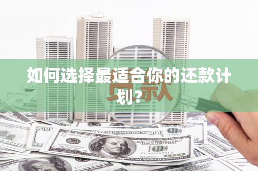 台前如何选择最适合你的还款计划？