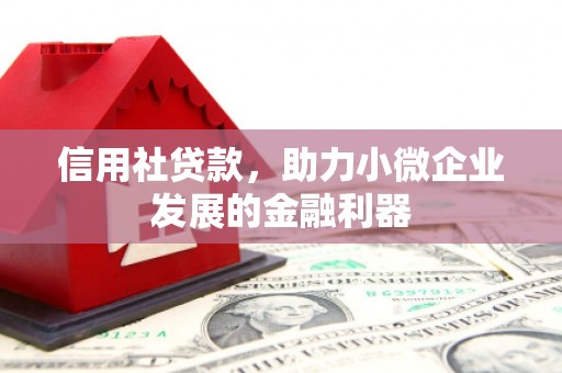 台前信用社贷款，助力小微企业发展的金融利器