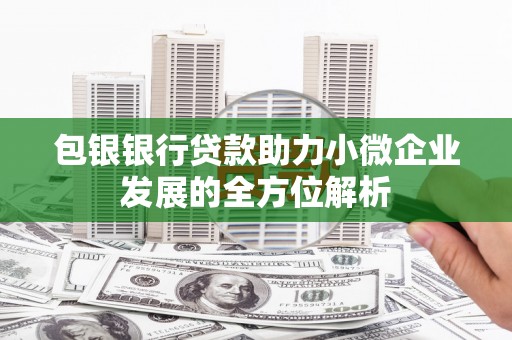 台前包银银行贷款助力小微企业发展的全方位解析