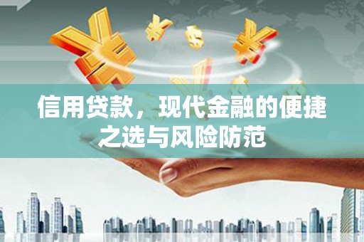 台前信用贷款，现代金融的便捷之选与风险防范