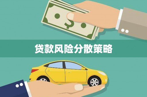 台前贷款风险分散策略