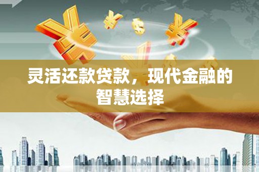 台前灵活还款贷款，现代金融的智慧选择
