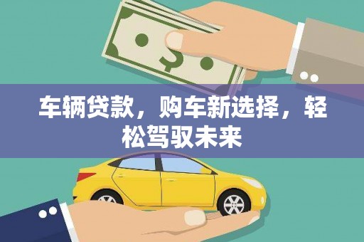 台前车辆贷款，购车新选择，轻松驾驭未来