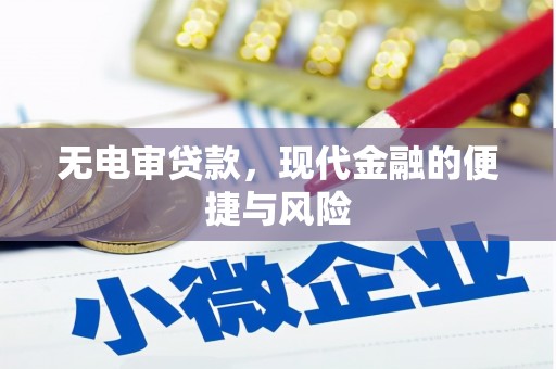 台前无电审贷款，现代金融的便捷与风险
