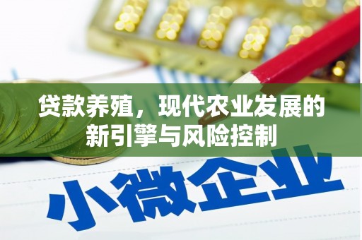 台前贷款养殖，现代农业发展的新引擎与风险控制