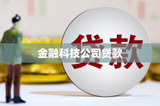 台前金融科技公司贷款
