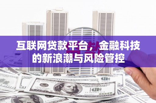 台前互联网贷款平台，金融科技的新浪潮与风险管控