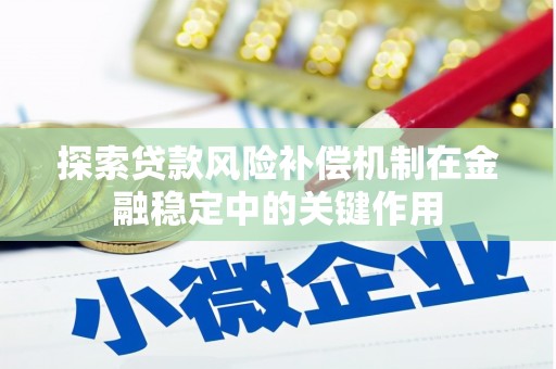 台前探索贷款风险补偿机制在金融稳定中的关键作用