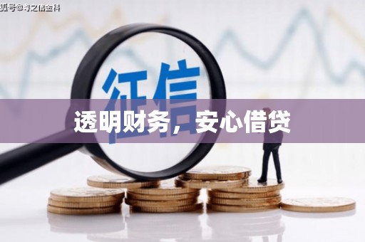 台前透明财务，安心借贷