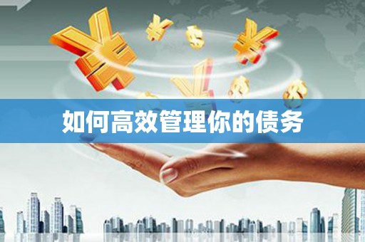 台前如何高效管理你的债务
