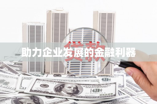 台前助力企业发展的金融利器